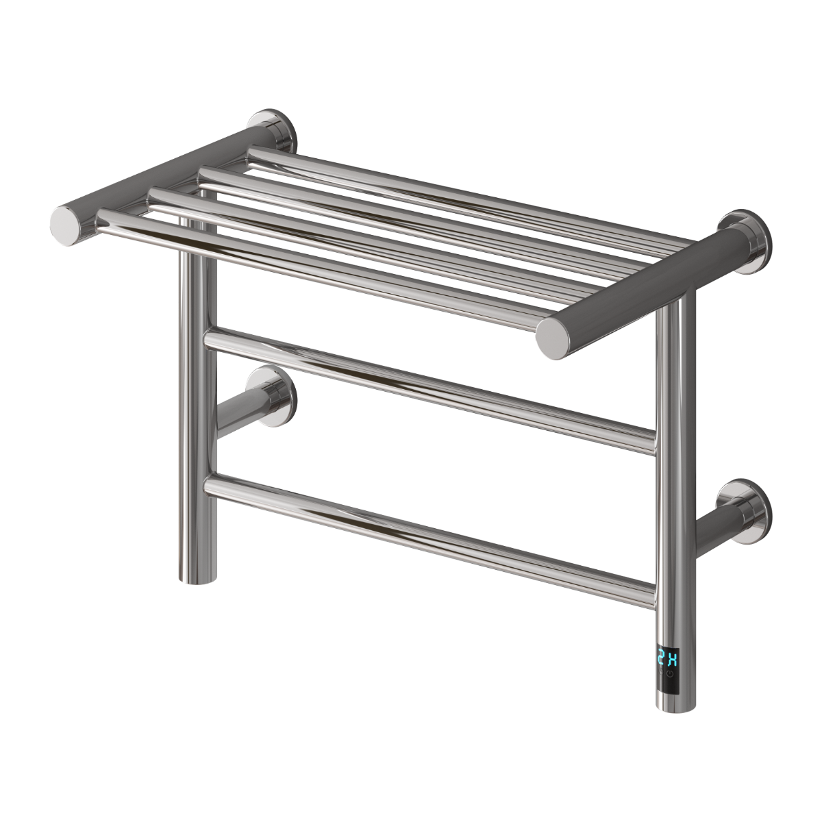 Reina DE-MAR0355C Maira 350x500 Polished Stainless Steel Electric Towel Rail
