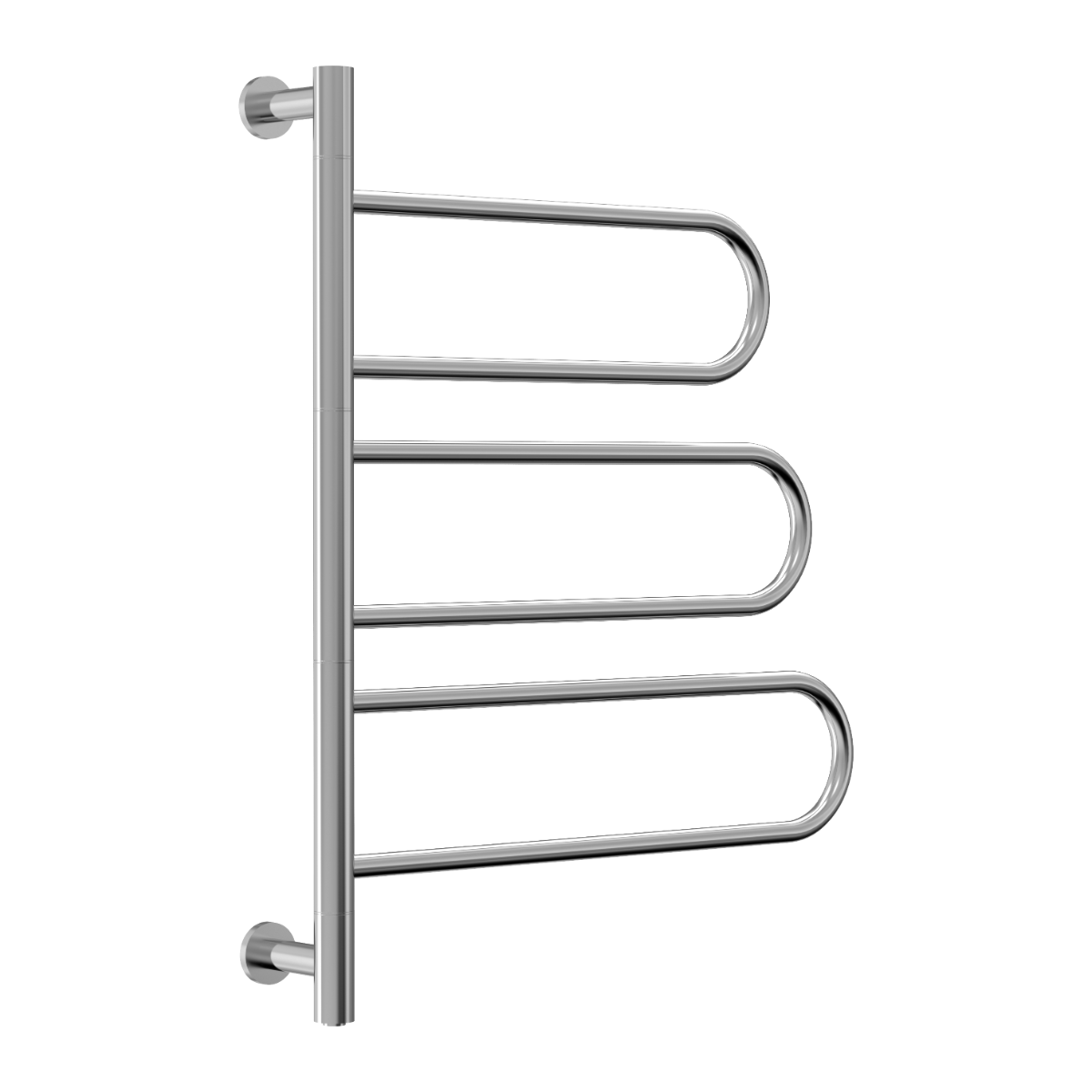 Reina DE-ORN7555P Orne 750x550 Polished Stainless Steel Electric Towel Rail