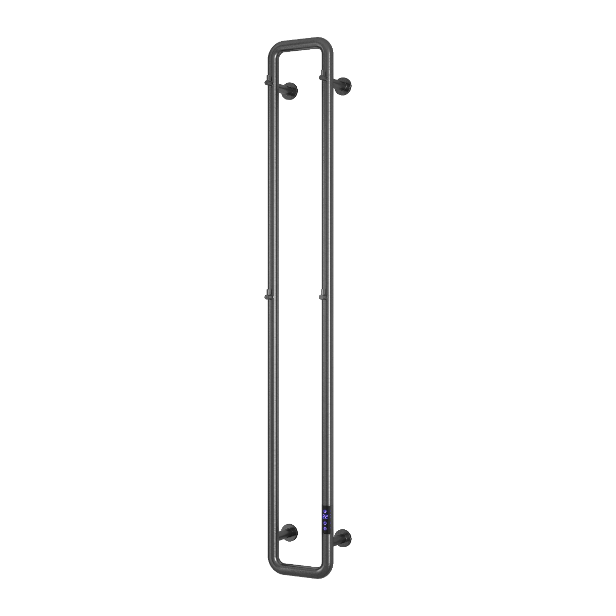 Reina EPLOG Pelmo 1500x200 Brushed Gun Metal Electric Towel Rail