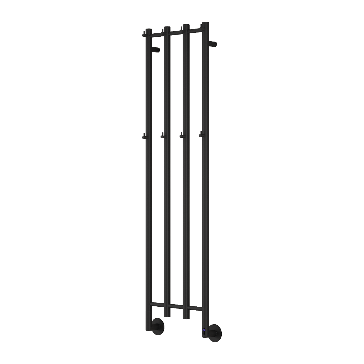 Reina ESLRK Solara 1500x400 Matt Black Electric Towel Rail