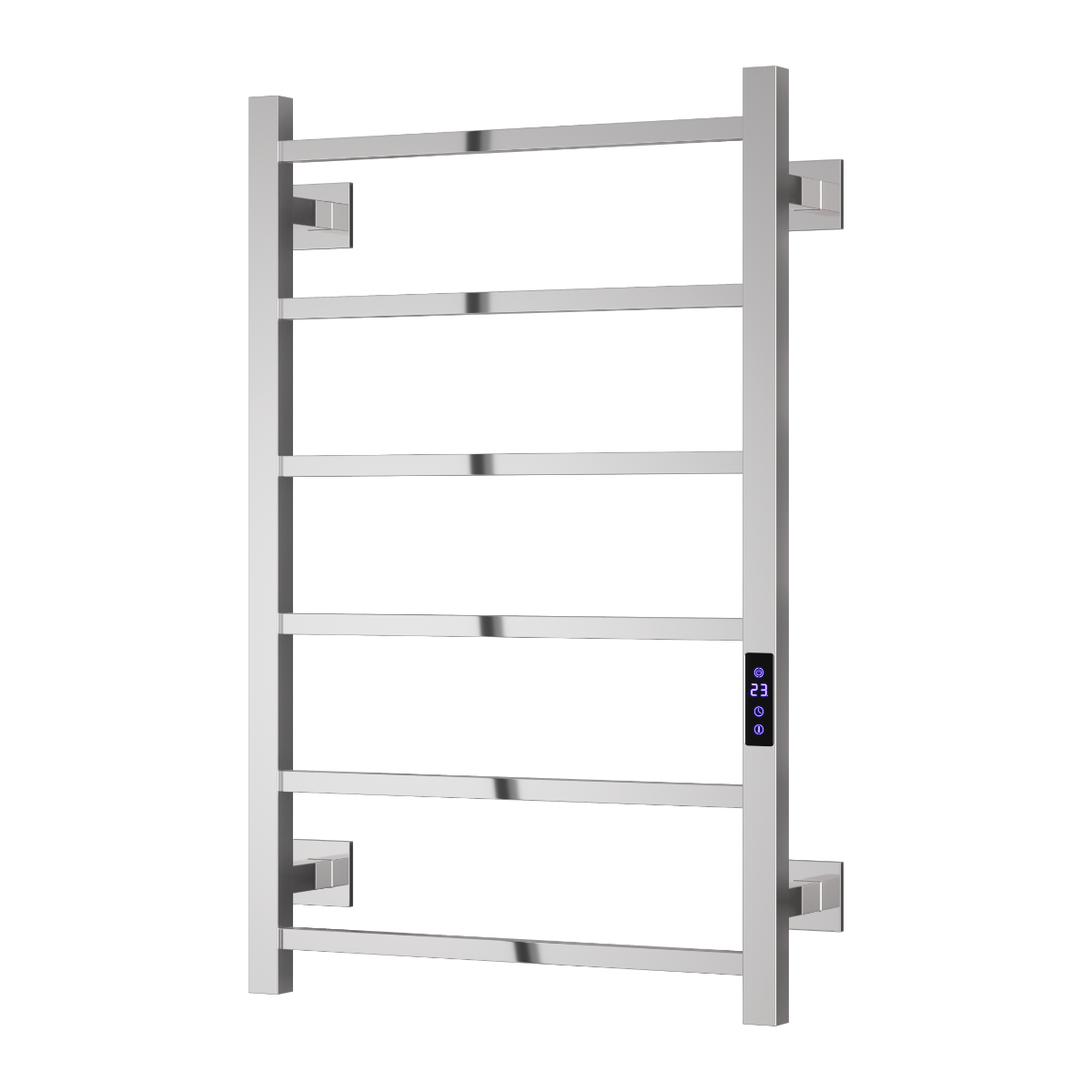 Reina EVLN080C Velino 800x500 Polished Stainless Steel Electric Towel Rail