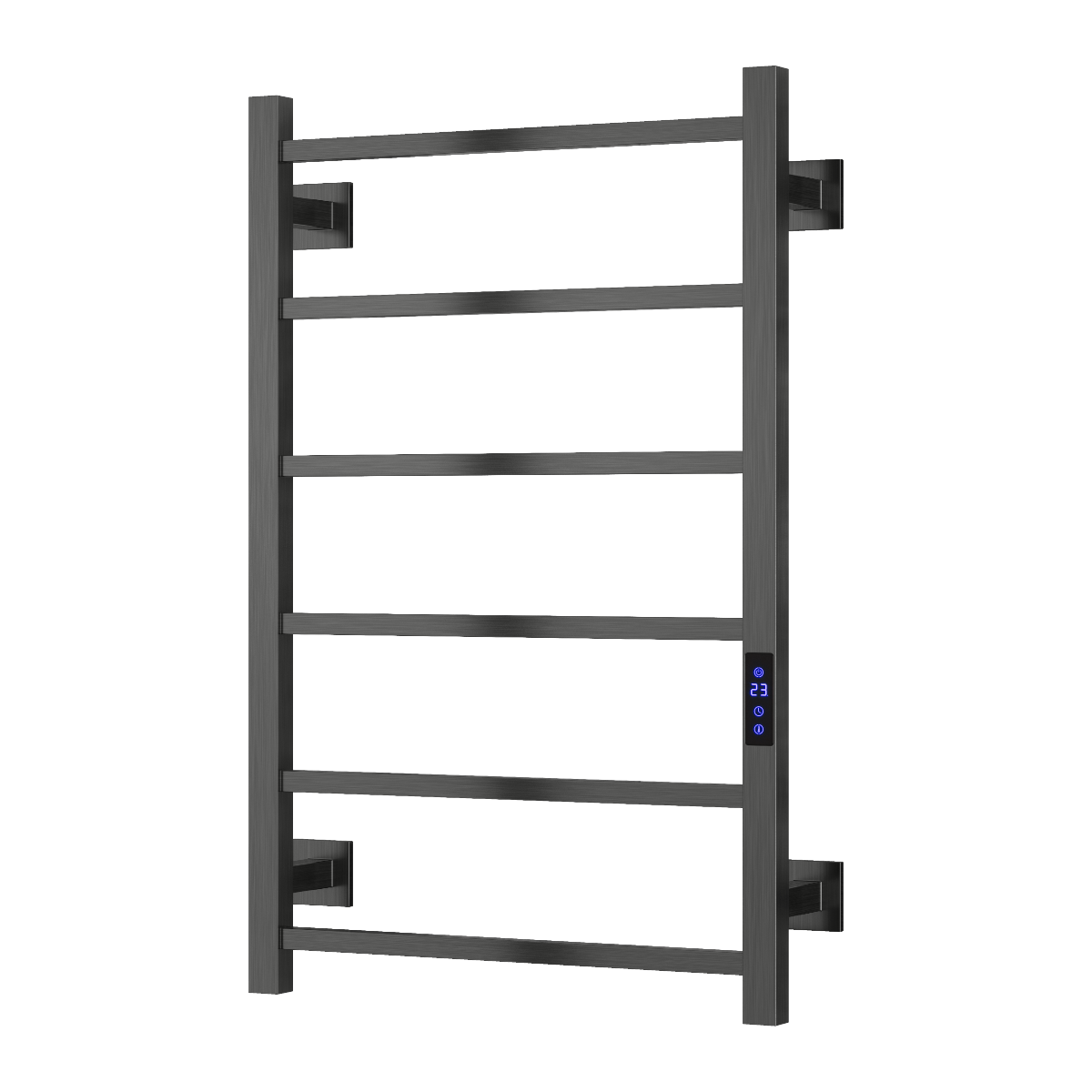 Reina EVLN080G Velino 800x500 Gun Metal Electric Towel Rail