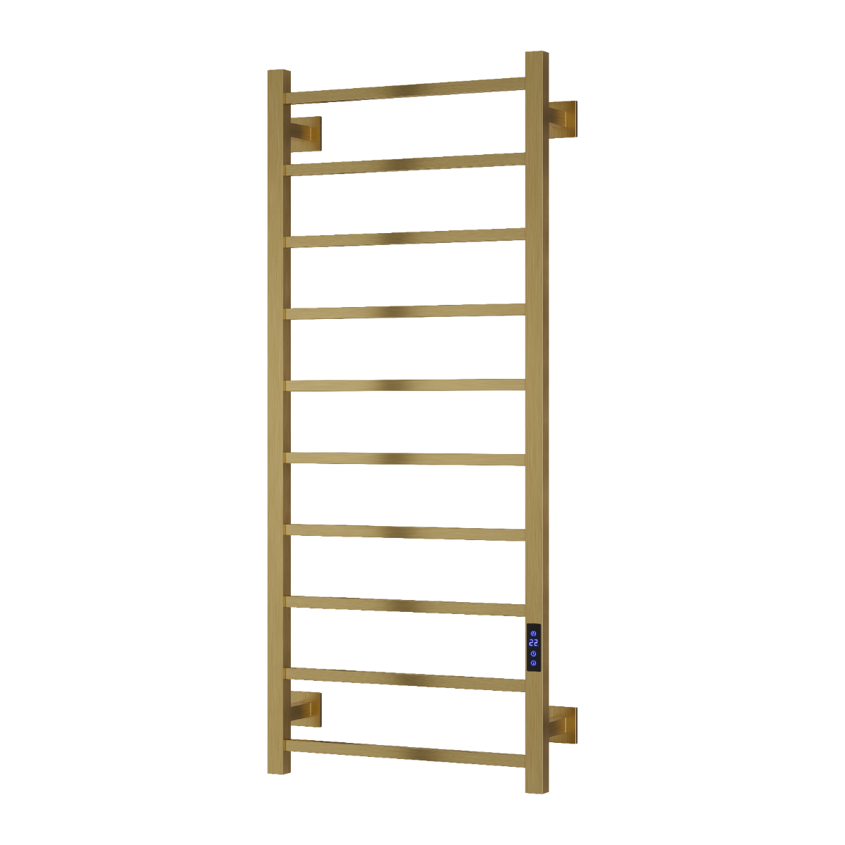 Reina EVLN120B Velino 1200x500 Brushed Brass Electric Towel Rail
