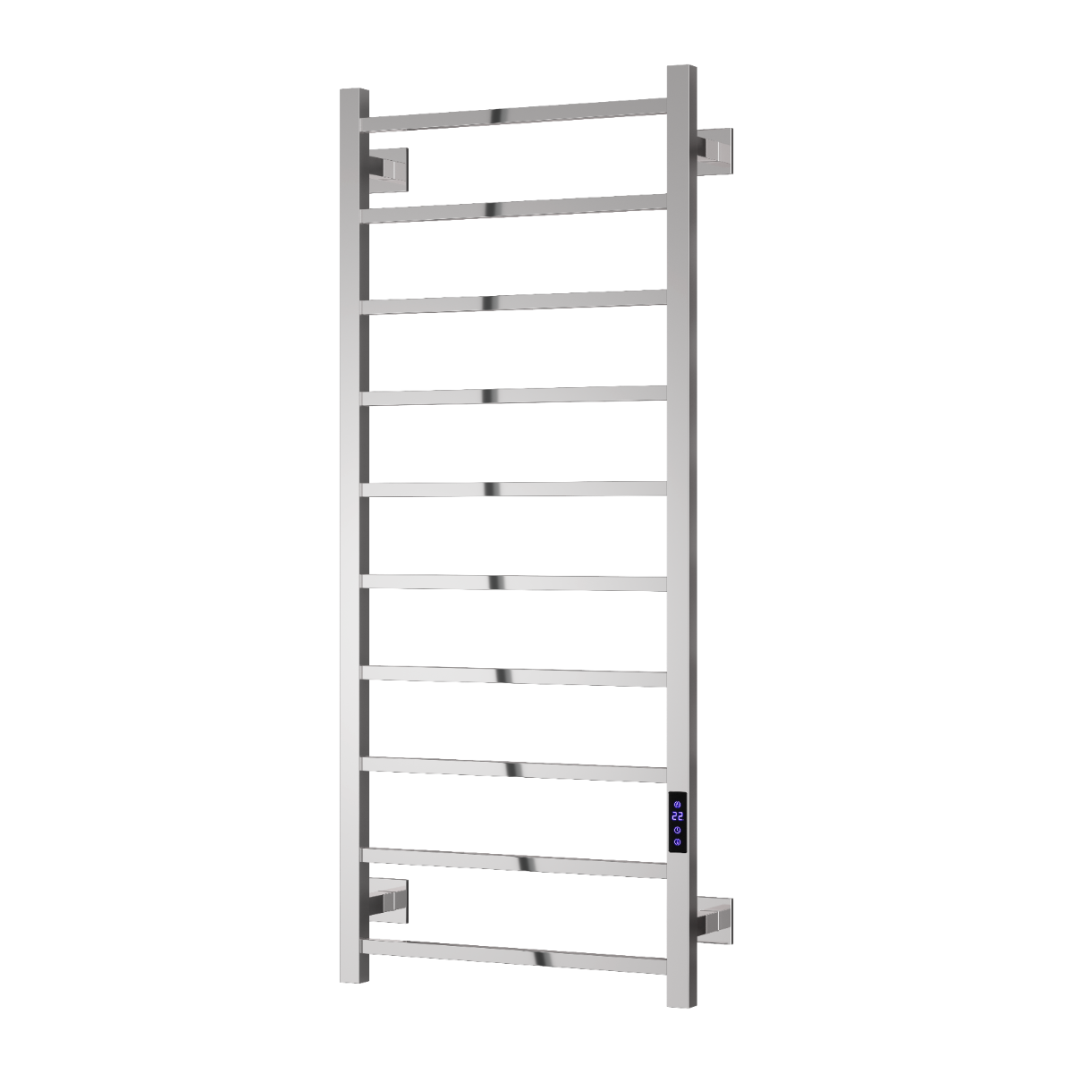Reina EVLN120C Velino 1200x500 Polished Stainless Steel Electric Towel Rail