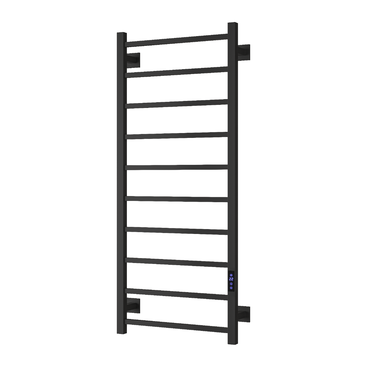 Reina EVLN120K Velino 1200x500 Matt Black Electric Towel Rail