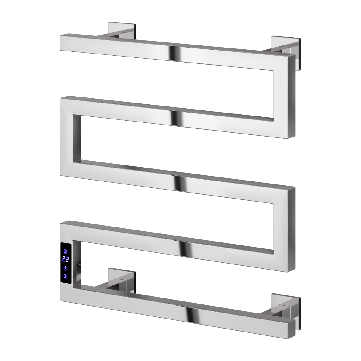 Reina EVSPC Vispa 510x500 Polished Stainless Steel Electric Towel Rail
