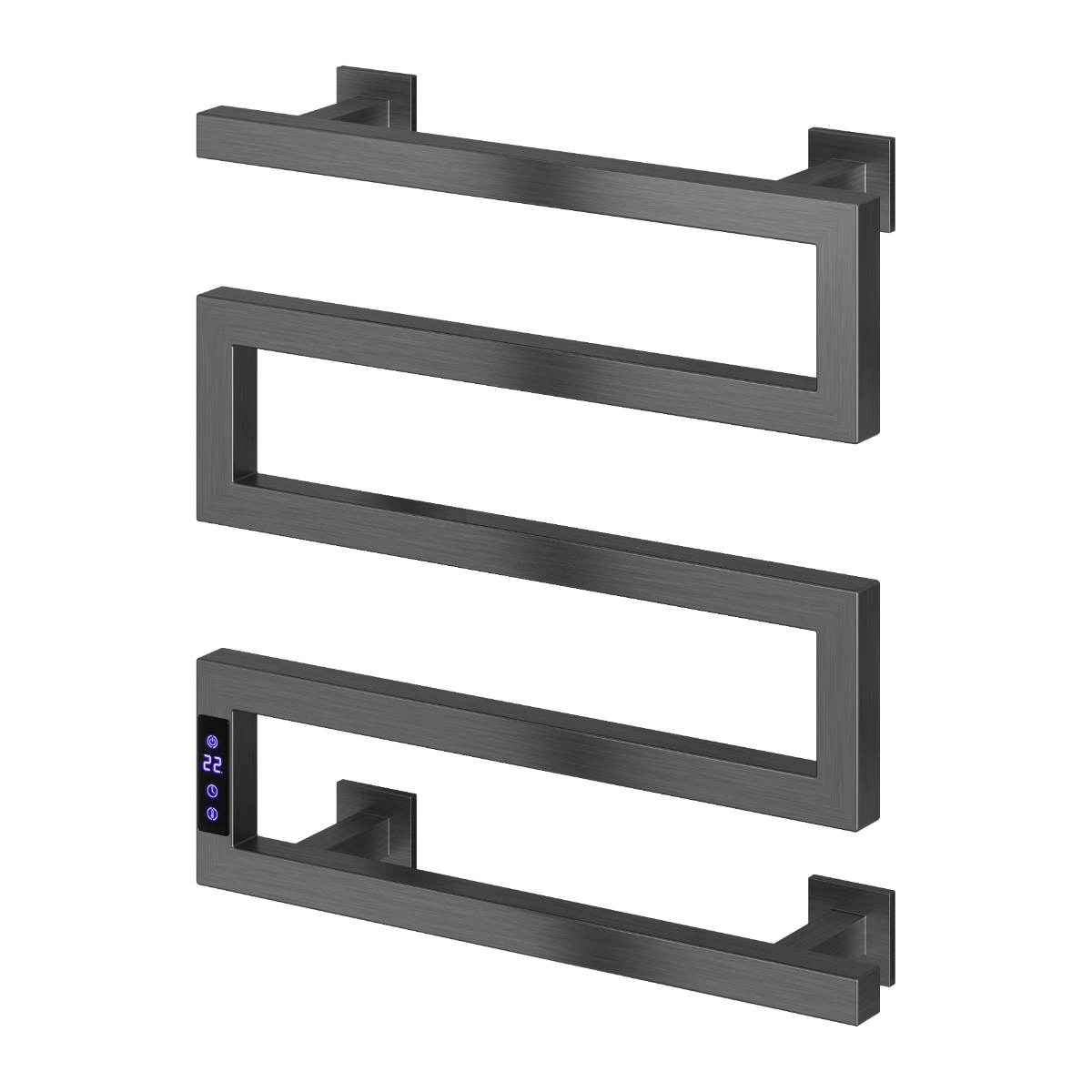Reina EVSPG Vispa 510x500 Gun Metal Electric Towel Rail