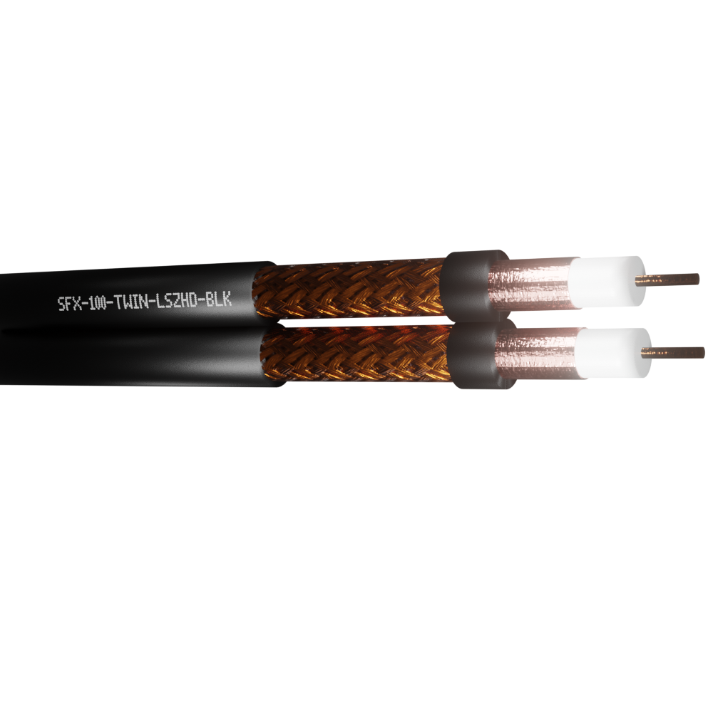 SFX100 Coaxial Dca Twin Premium LSZH Cable