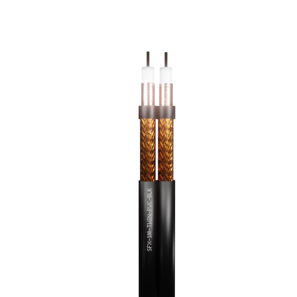 SFX100 Coaxial Twin Premium PVC Cable