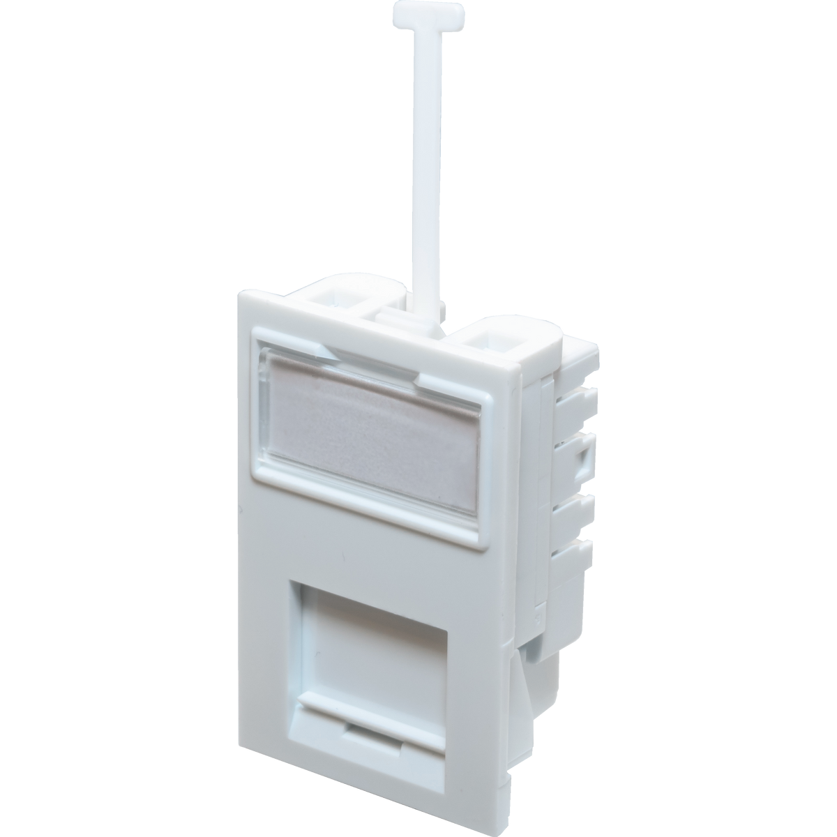 Securiflex SFX/ACC-LPC6-MOD-WHT-1 CAT6 Low Profile Euro Module White