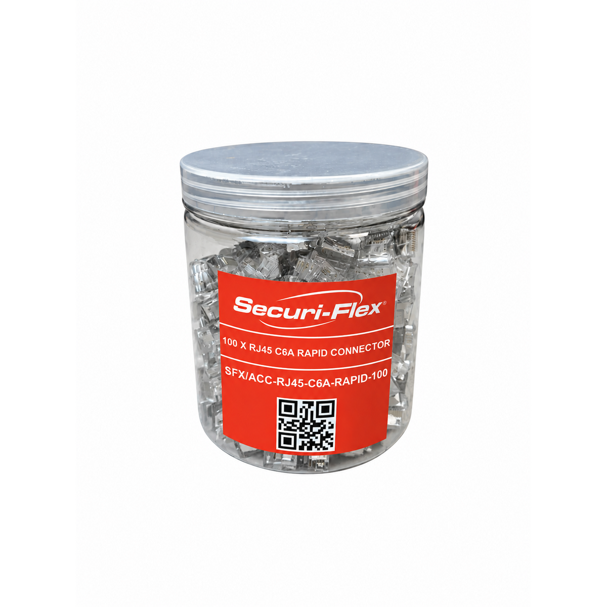 Securiflex SFX/ACC-RJ45-C6A-RAPID-SCR-100 CAT6A Rapid RJ45 Plugs In A Tub of 100