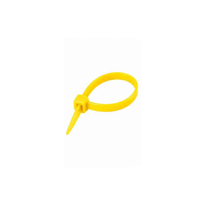 Securiflex SFX/ACC-TIE-NYL-100MM-2.5-YEL-100 Nylon Cable Ties 100mm x 2.5mm Yellow Pack of 100