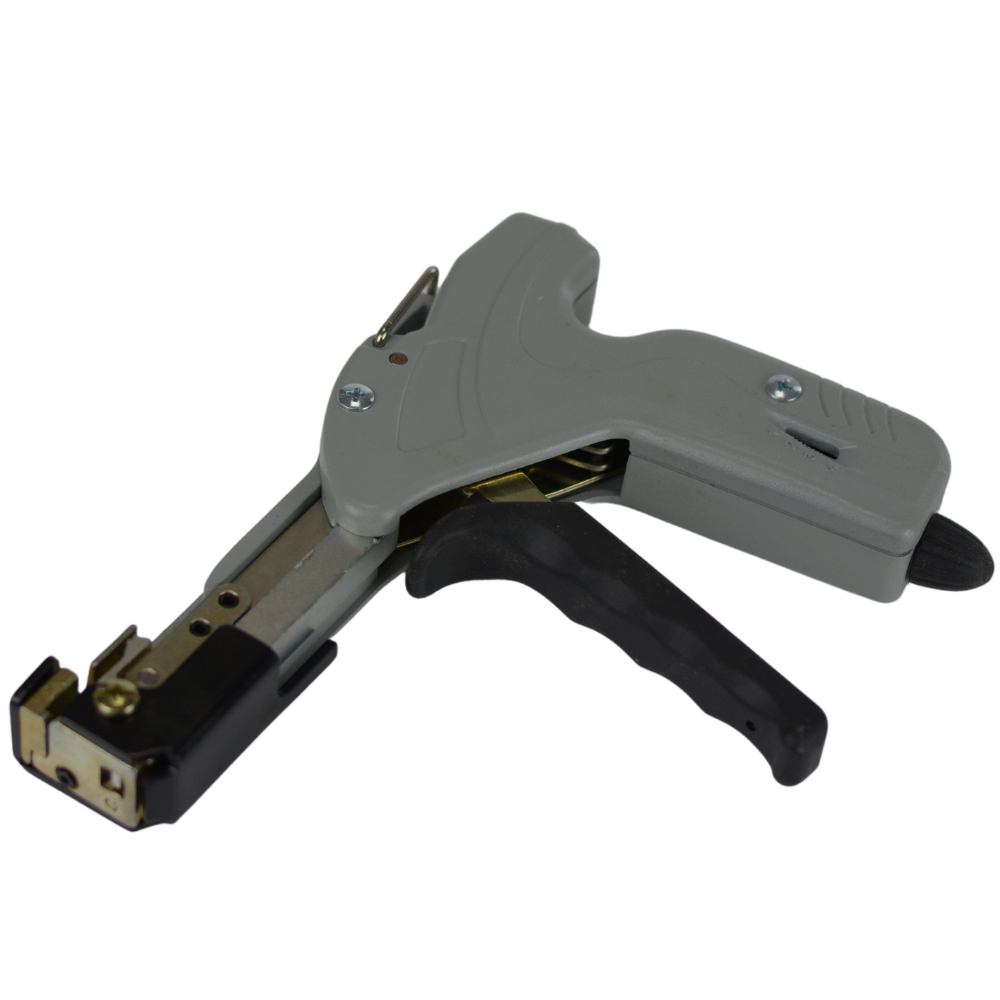 Securiflex SFX/ACC-TOOL-GUN-STNSTL-TIE-7.8MM-GRY-1 Cable Tie Tensioner and Cutting Tool Stainless Steel Ties Max 7.9mm Wide Pistol Grip Style Grey