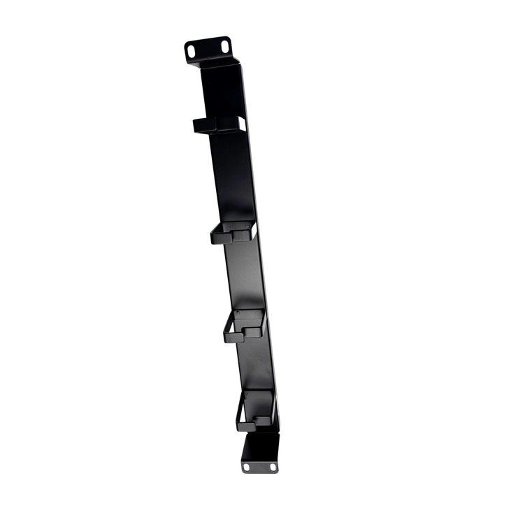 Securiflex SFX/ACC-WC-REC-CABBAR-1U-1 1U 5 Ring Recessed Cable Management Bar Black