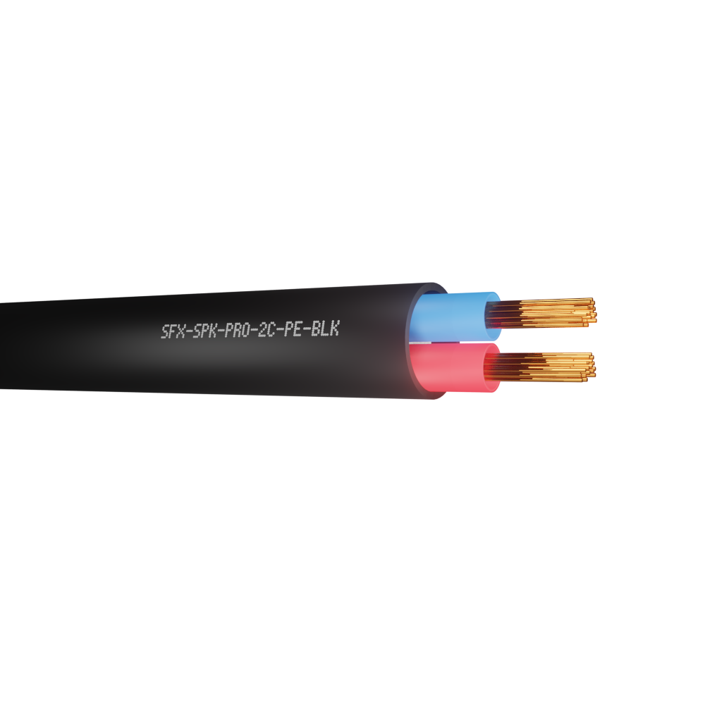 Speaker Cable 2 Core BC 30x0.25mm 16AWG PE