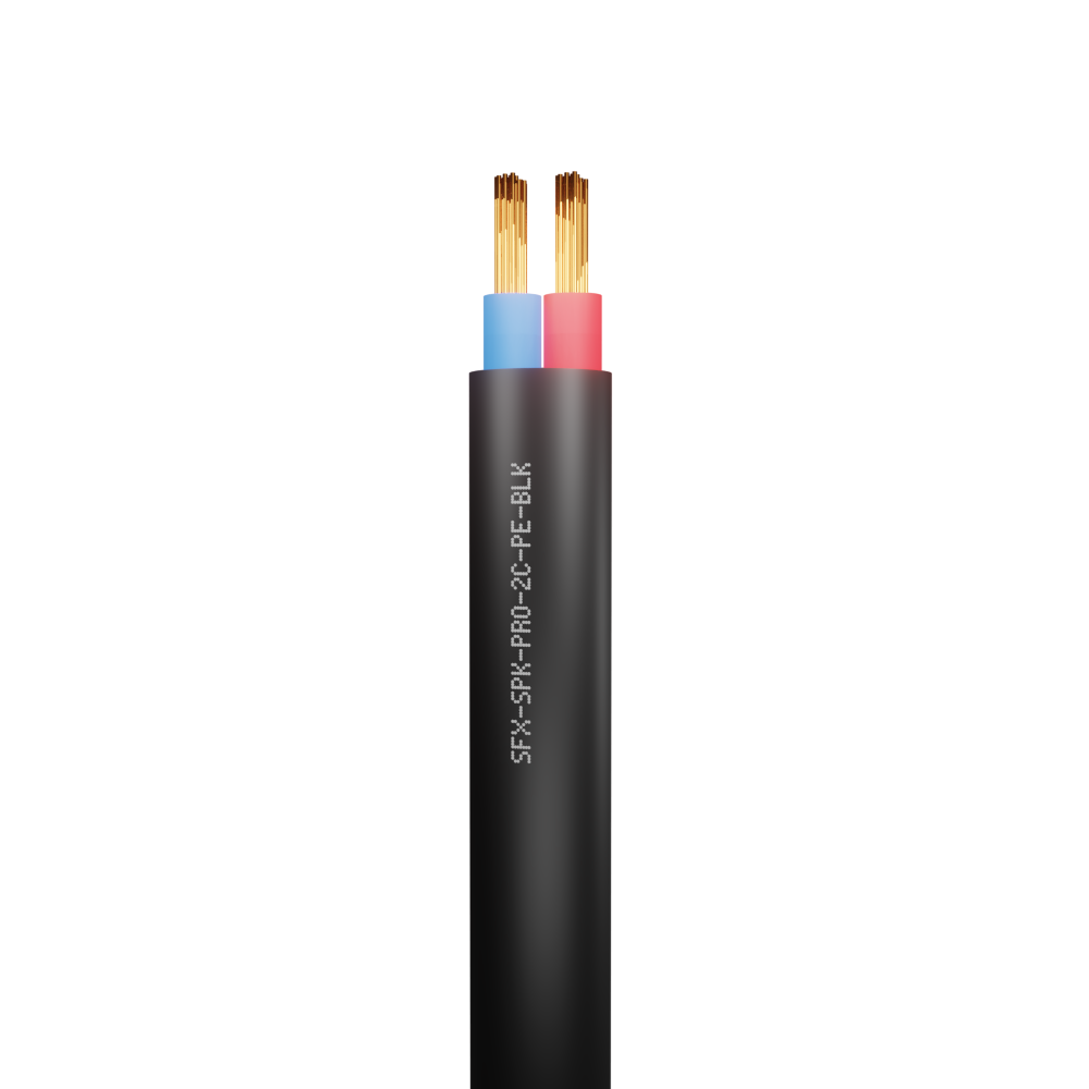 Speaker Cable 2 Core BC 30x0.25mm 16AWG PE