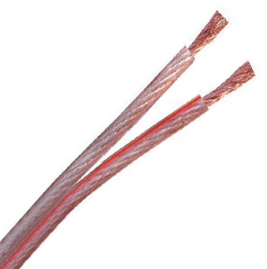 Speaker Cable Secure Sound 2 Core OFC 2.5mm Parallel Gold PVC