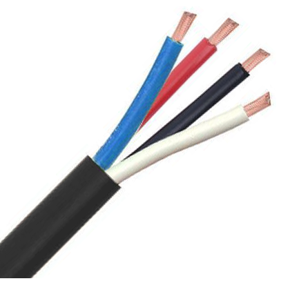 Speaker Cable Secure Sound 4 Core OFC 2.5mm Round LSZH