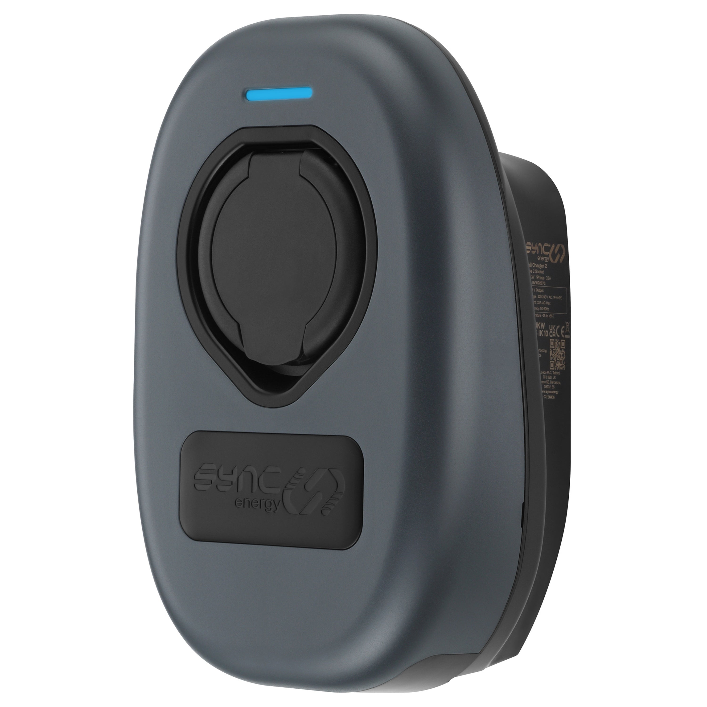 Sync Energy EVWC2S7GG-02 7.4kW WiFi, 4G & Smart untethered EV Charger