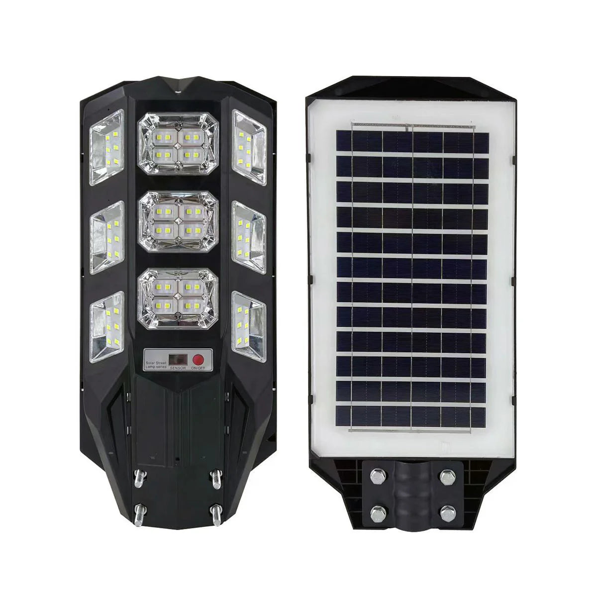 Ener-j T390 100W Solar Streetlights 6500K with 6V 12W Solar Panel & 12000 mAh Battery & Remote