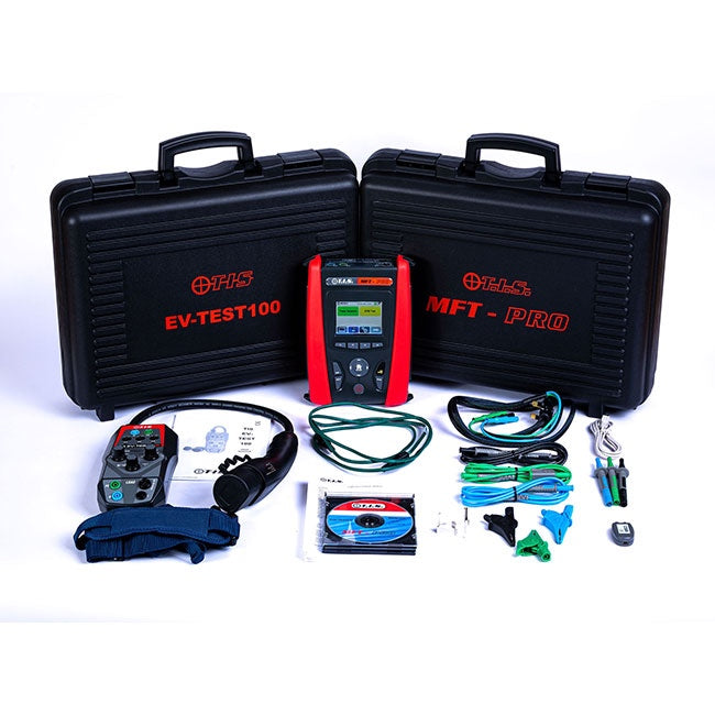 TIS MFTPROPLUSEV Installation Tester with Earth Resistance Test Leads and EV Adaptor