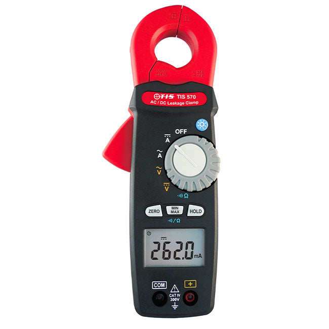 TIS TIS570 AC/DC Earth Leakage Clamp Meter