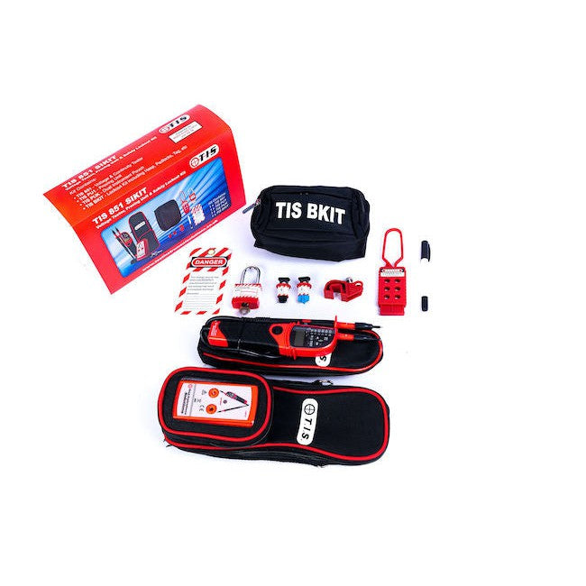 TIS851SIKIT Safety Kit c/w TIS851 Voltage Tester, Proving Unit and Lockout