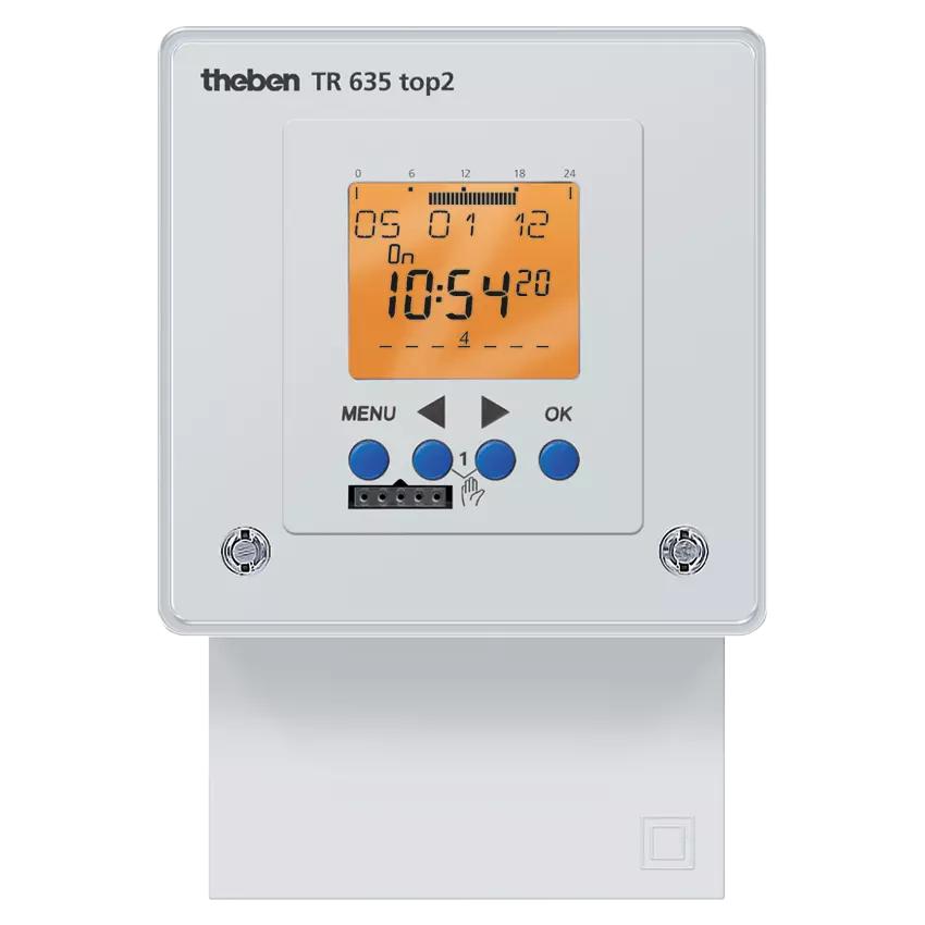 Theben Tr 635 Top2 1 Channel Weekly Program Flush-Mounted Digital Time Switch