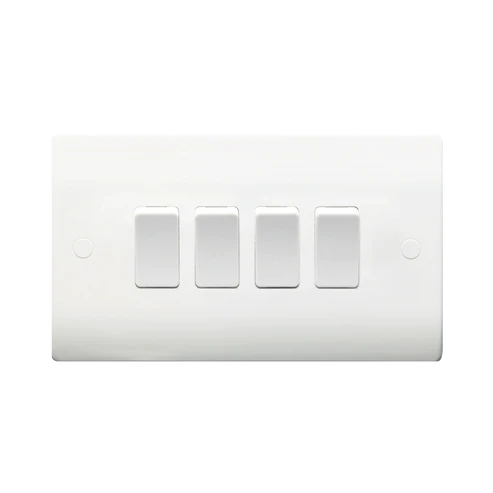 Thrion VN017M 10A 4 Gang 2 Way Light Switch