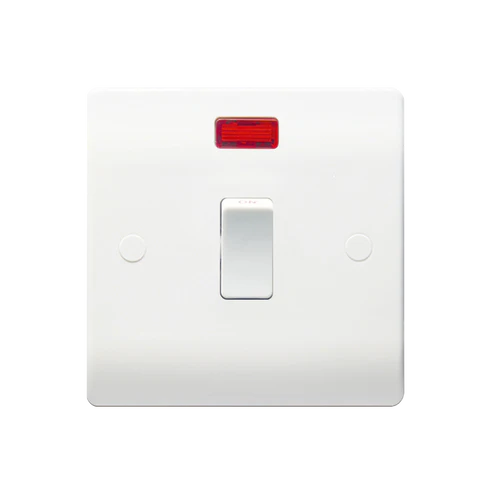 Thrion VN201 20A 1 Gang Double Pole Switch with Neon