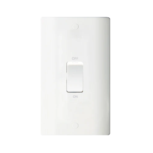 Thrion VN206W 45A 2 Gang Double Pole Switch