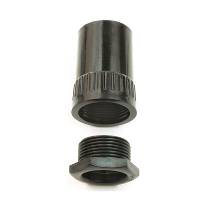 Univolt AFT/MBS20BK 20mm Female Adaptor with Male Bush Black