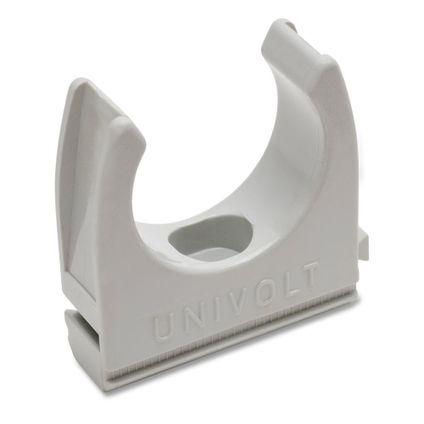 Univolt CL20WH 20mm PVC Round Conduit Clip White