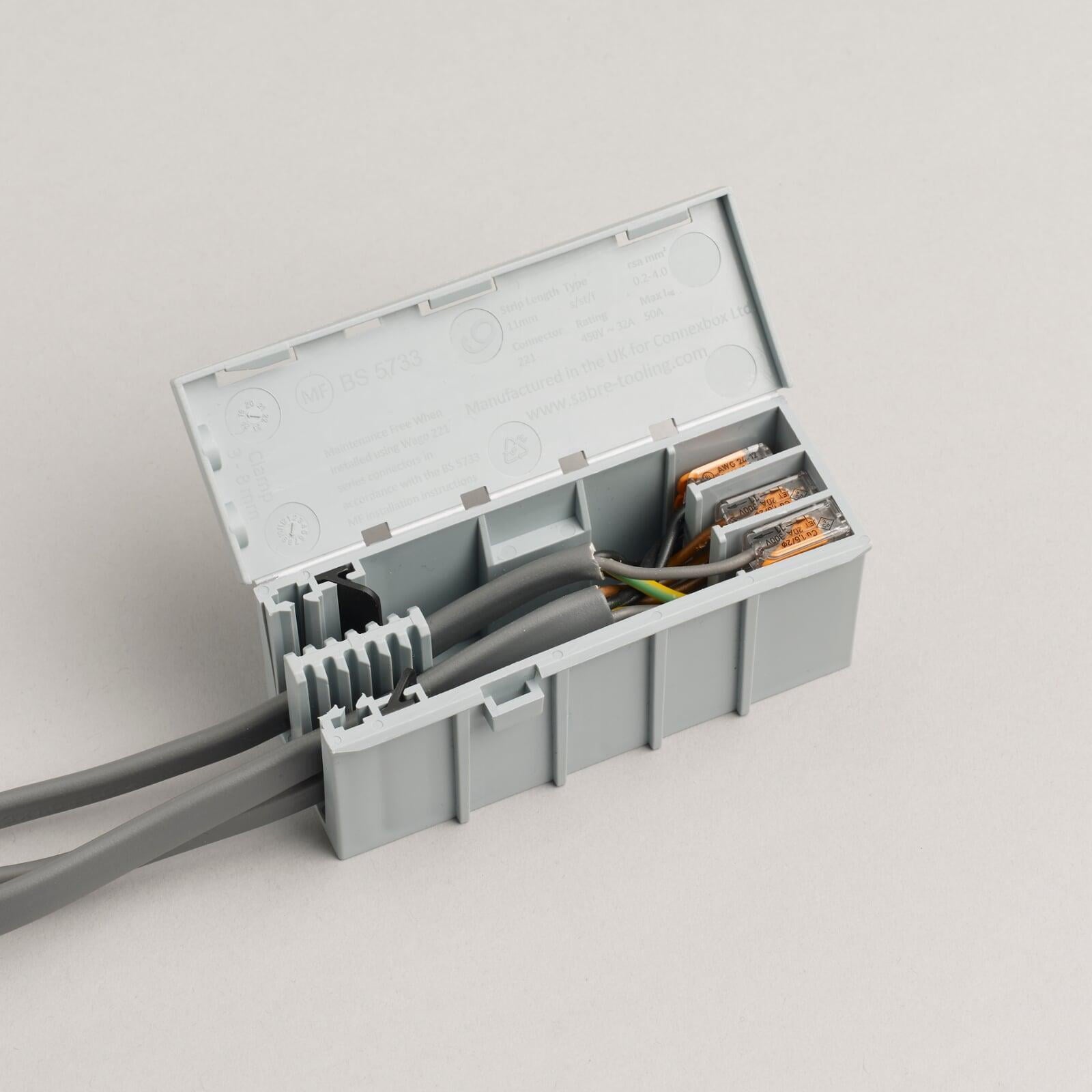 Wago 207-3301 / 60413514 WAGOBOX 221-4 in Grey