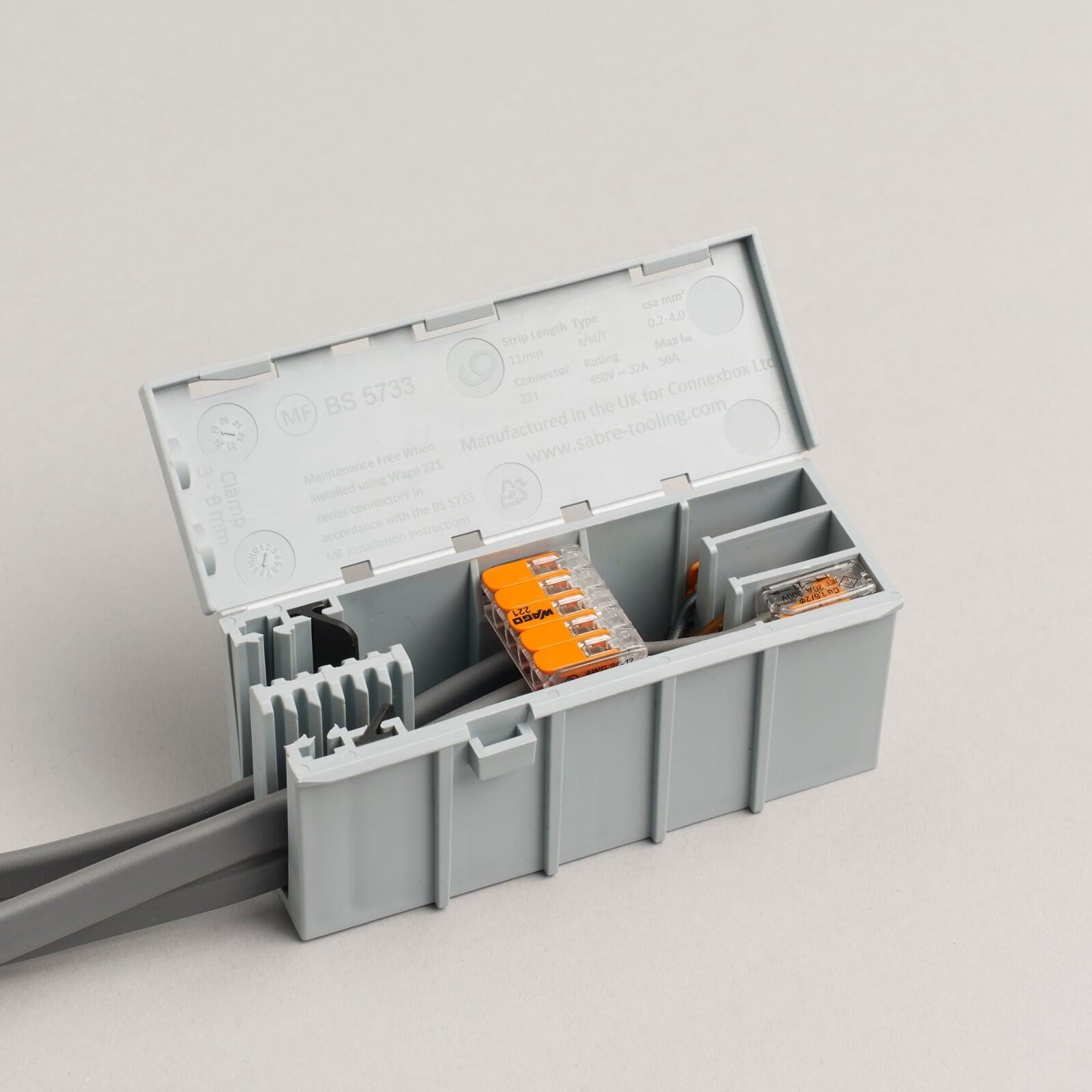 Wago 207-3301 / 60413514 WAGOBOX 221-4 in Grey