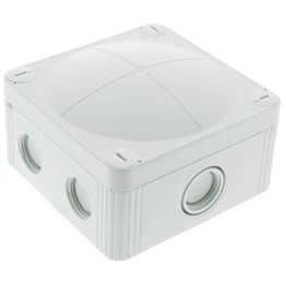 Wiska COMBI 407/5 PVC Enclosure with 24A Terminals Grey IP66