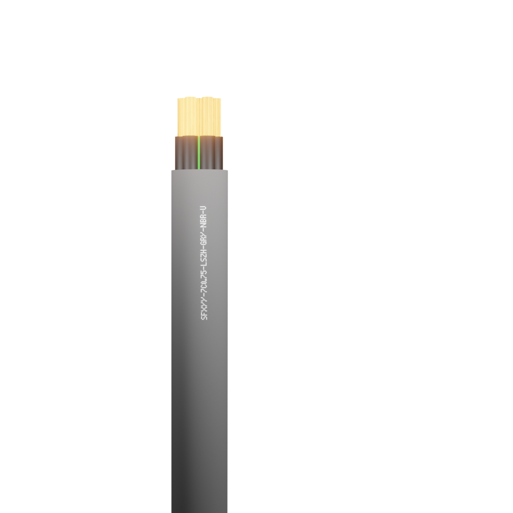 YY LSF Control Cable with Numbered Cores
