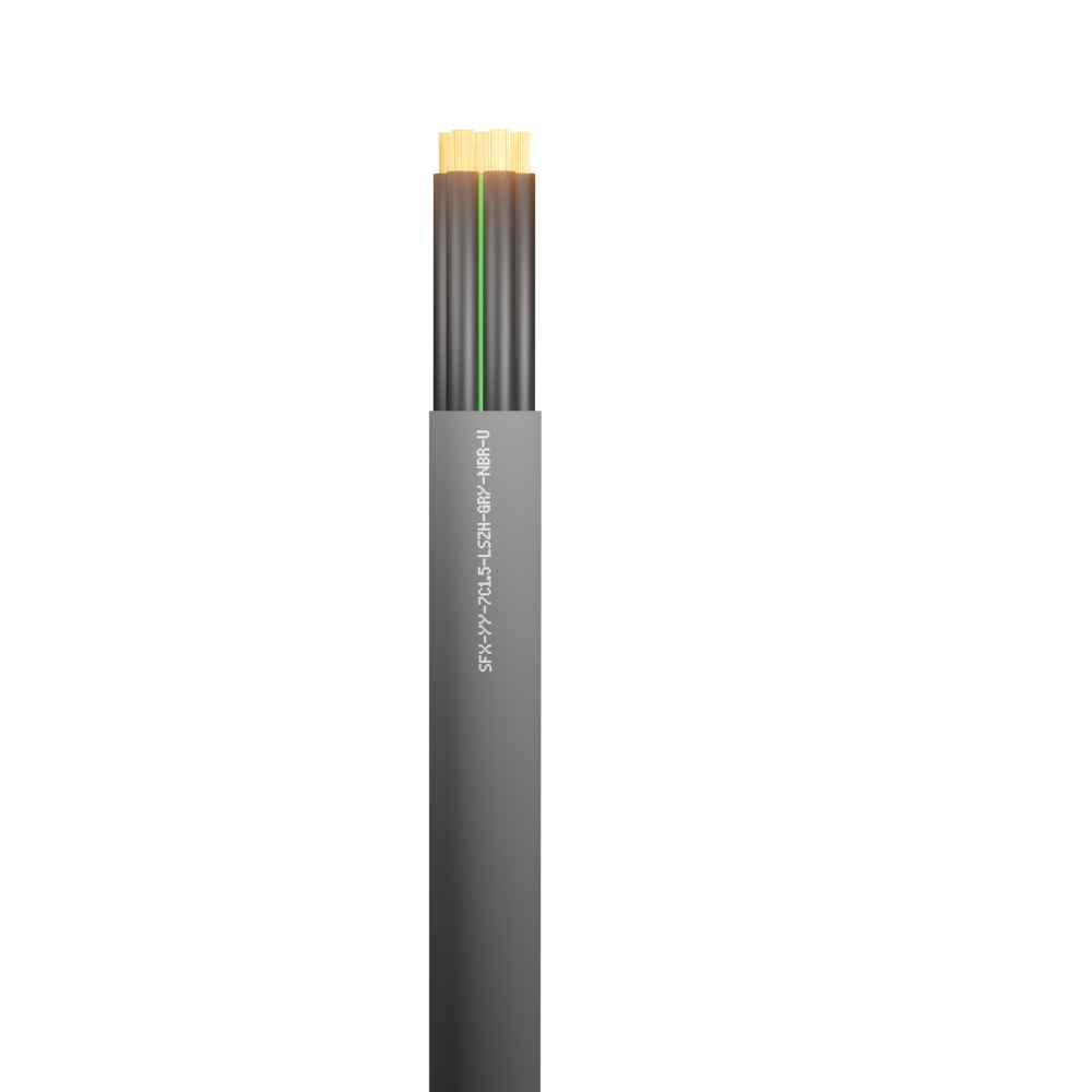 YY LSF Control Cable with Numbered Cores