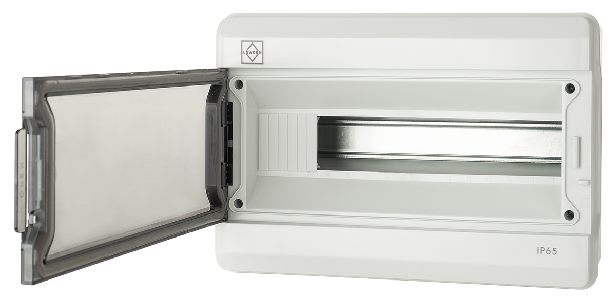 Lewden 15/65ENC 15 Module Polycarbonate IP65 Enclosure