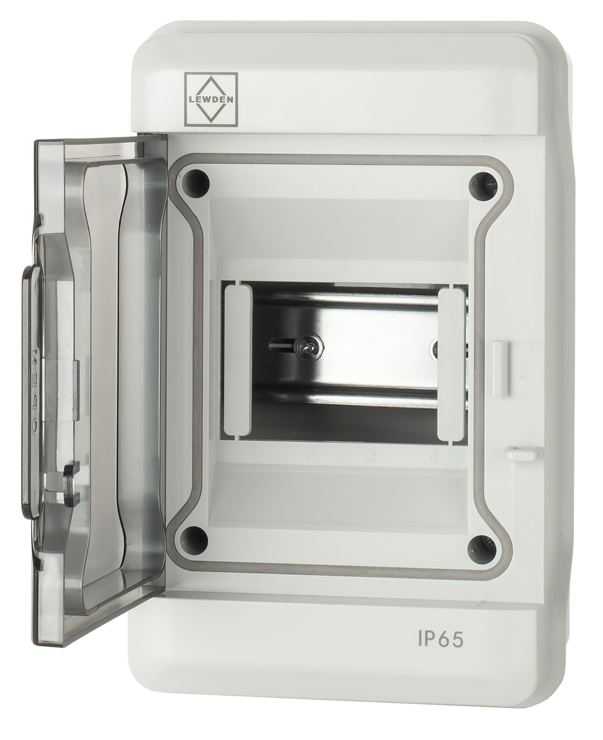 Lewden 4/65ENC 4 Module Polycarbonate IP65 Enclosure