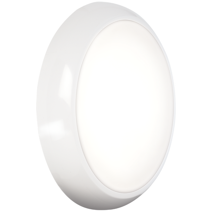 Eterna E02BAACW Orba Power and CCT Switchable IP65 Bulkhead White