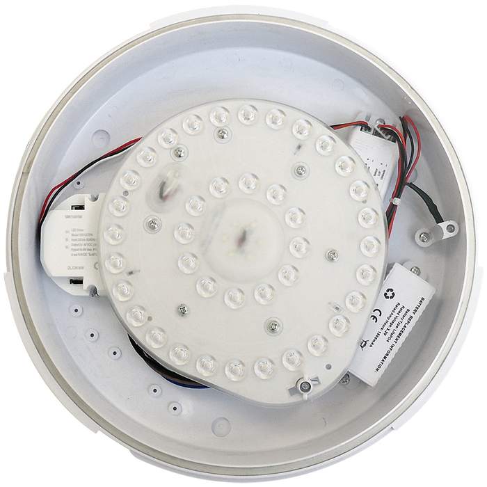 Eterna E02BAACW Orba Power and CCT Switchable IP65 Bulkhead White