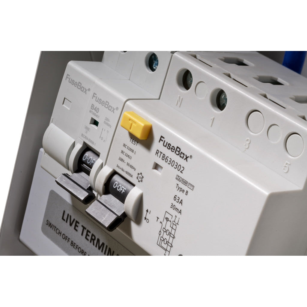 FuseBox EV32B EV Charger Supply Unit 32A with B Type RCD