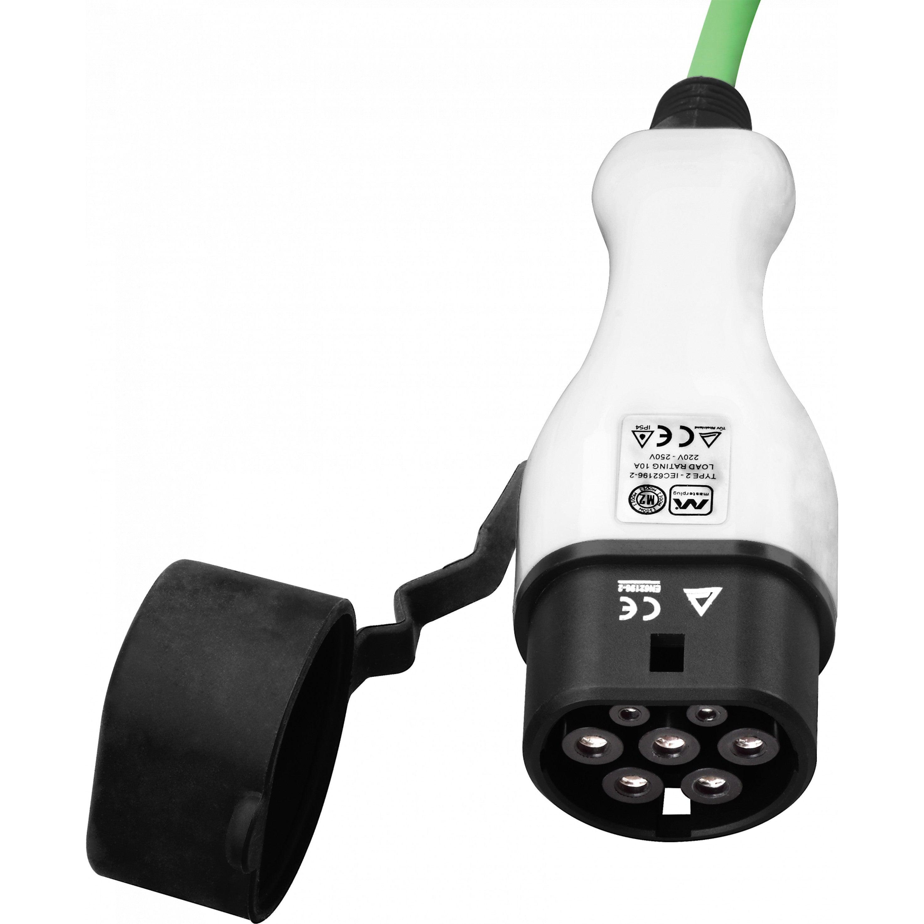 Masterplug 3 Pin UK Plug to Type 2 Plug Mode 2 EV Charger