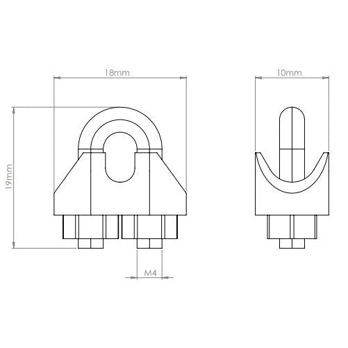 Niglon CWGR Wire Grip 3mm