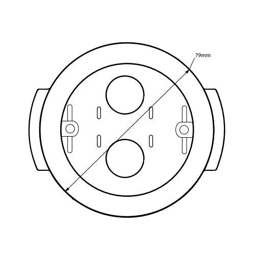 Niglon FF1R Round Dry Lining Box 35mm