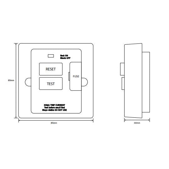 Niglon FS13RCD Fused Spur & RCD 13A