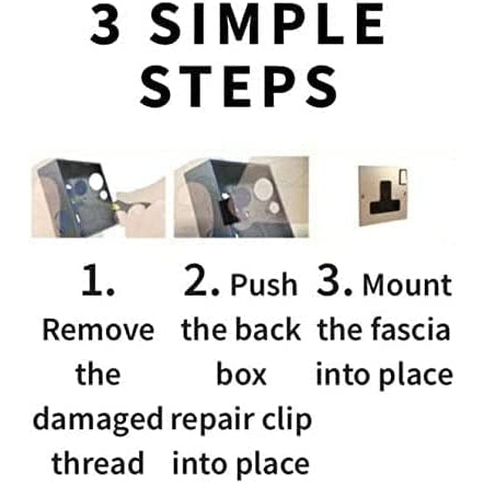 RCCB Back Box Repair Clip pack of 5