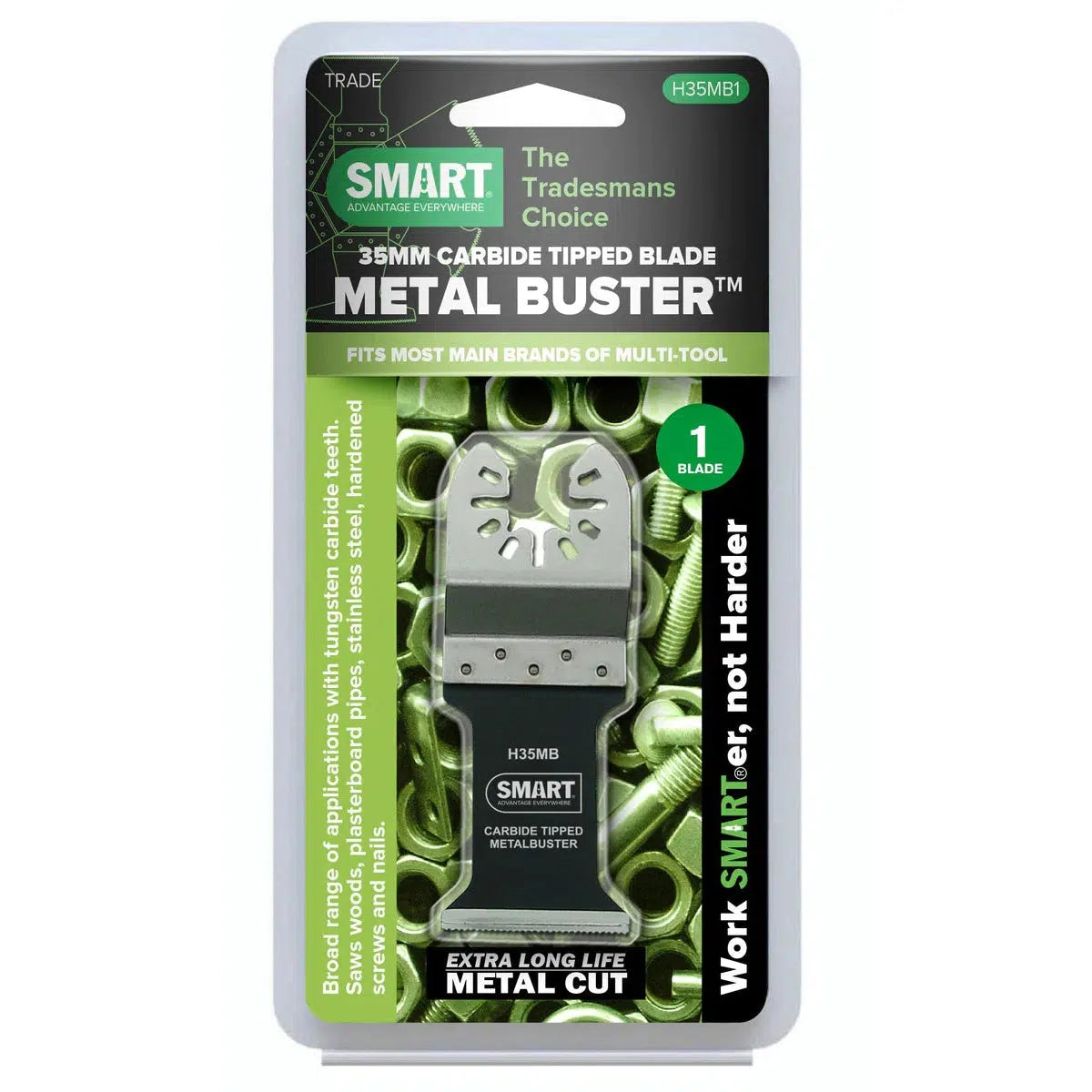 Smart H35MB1 Metal Buster Multi Tool Blade