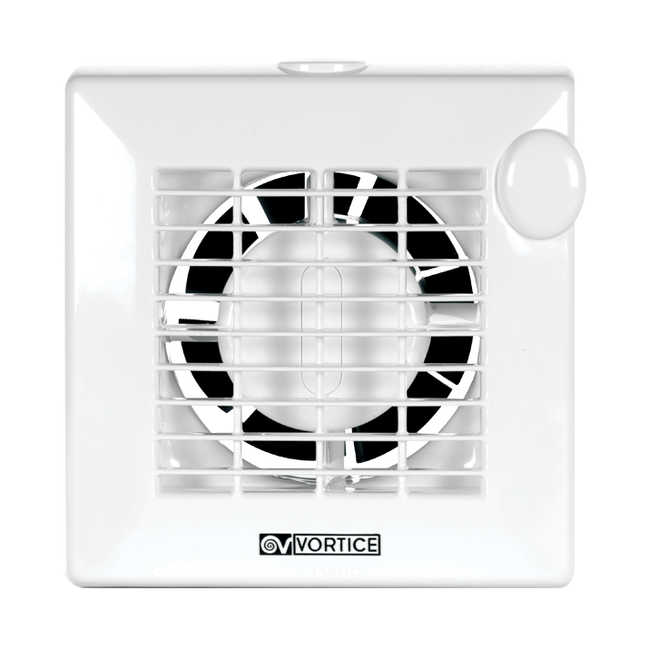 Vortice 11211 Punto M100/4"T Bathroom Extractor Fan with Timer